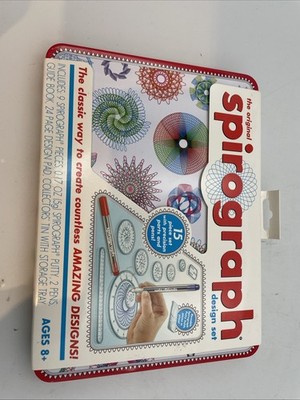 The Original Spirograph 15 Piece Design Set Create Countless Designs Damaged Box