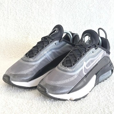 Nike Air Max 2090 Black Wolf Grey White Sneakers CK2612-002 Mens 7.5 Womens 9