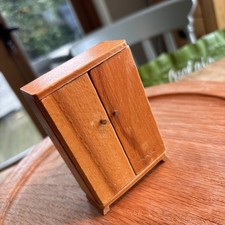 Lundby Barton Wardrobe Wooden 1970s Vintage Retro  1:16 Dolls House