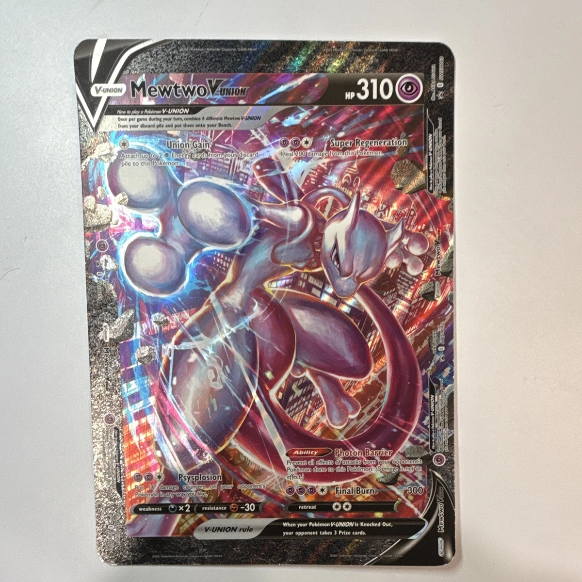 Mewtwo V-Union Pokémon TCG Cards for sale | eBay