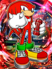 Video Game Sonic The Hedgehog Knuckles The Echidna 6" High Quality Vinyl Sticker