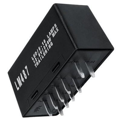 LM487 Led Flasher Relay for Warning and Turn Signal Fix Hyper Flash Module 