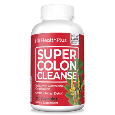 2 X Health Plus Super Colon Cleanse -- 530 mg - 240 Capsules