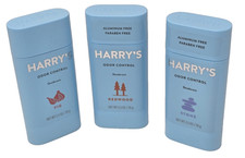 3-Pack Harry's Men's Deodorant Sticks Variety Scent Odor Control Aluminum Free