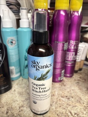 Sky Organics Tea Tree Witch Hazel Toner SMALL BUSINESS CAT LADY      