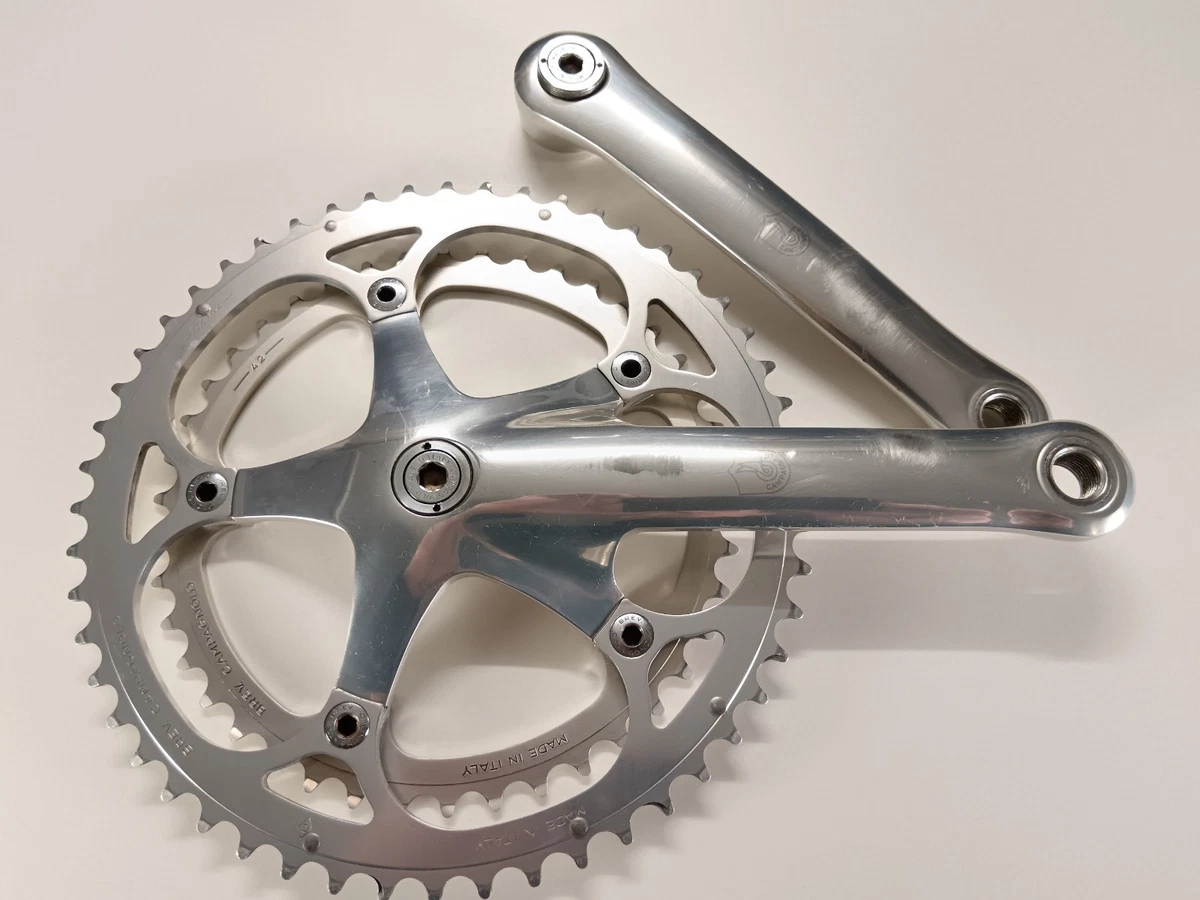 PÉDALIER CAMPAGNOLO VELOCE /ATHENA triples pour vélo de course ancien