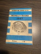 1967 Wembley Bound Programme On Feathstone Rovers