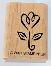 Wood/Rubber Stamp " Whimsical Fun Flower"