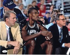 Larry Brown signed 11x14 Photo Coach San Antonio Spurs Basketball