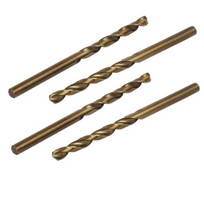 4 Stück 4.2mm Bohrung Dmr. HSS Kobaltmetrik Spiralbohrer Bit Drehwerkzeug