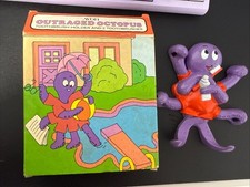 Vintage 1978 Avon Outraged Purple Octopus Toothbrush Holder NOS New Box