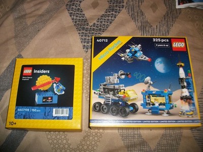 Lego Space 40712 Micro Rocket Launchpad & 5009806 Retro Space Explorer - NEU