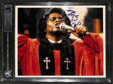 James Brown Reverend James The Blues Brothers Signed 8x10 Photo BECKETT AUTO 10