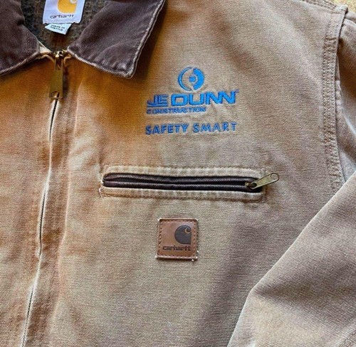Carhartt Detroit Jacket Brown XL Vintage Japan - Picture 5 of 8