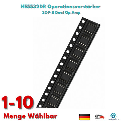NE5532DR Operationsverstärker SOP-8 Dual Op Amp   1-10 Stück Auswahl