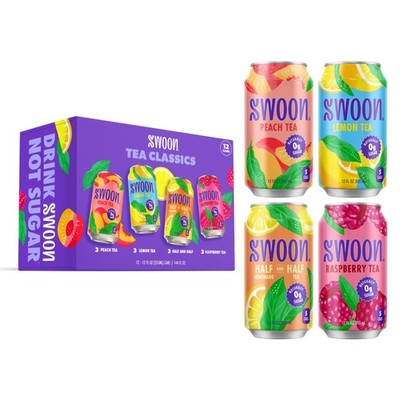 Sugar Iced Tea Classics Variety Pack - Zero Sugar Drinks in Lemon, Raspberry,...