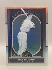 2024 Panini Three and Two #23 Enos Slaughter Legendary #/99