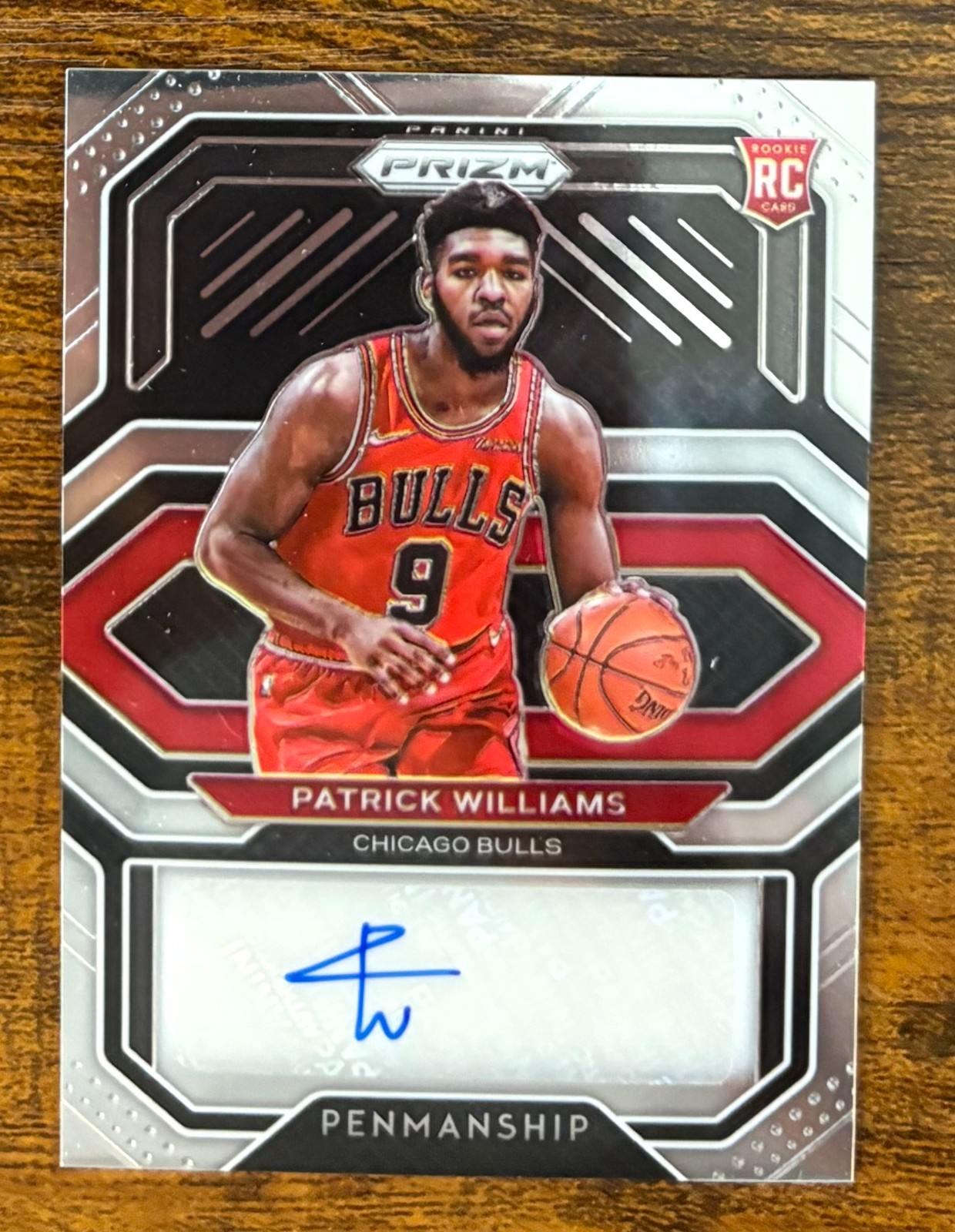 Patrick Williams 2020-21 Panini Prizm Rookie Penmanship RC Auto #RP-PWL Bulls