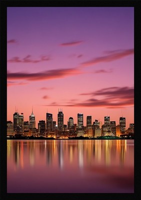 Moderner Hafen von Sydney gerahmtes Wandbild Poster Leinwanddruck Bild