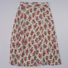 Sezane Viscose Skirt Printed Flowers Floral