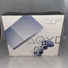 Sony PlayStation 2 PS2 Slim Satin Silver SCPH-90000 SS Console Boxed