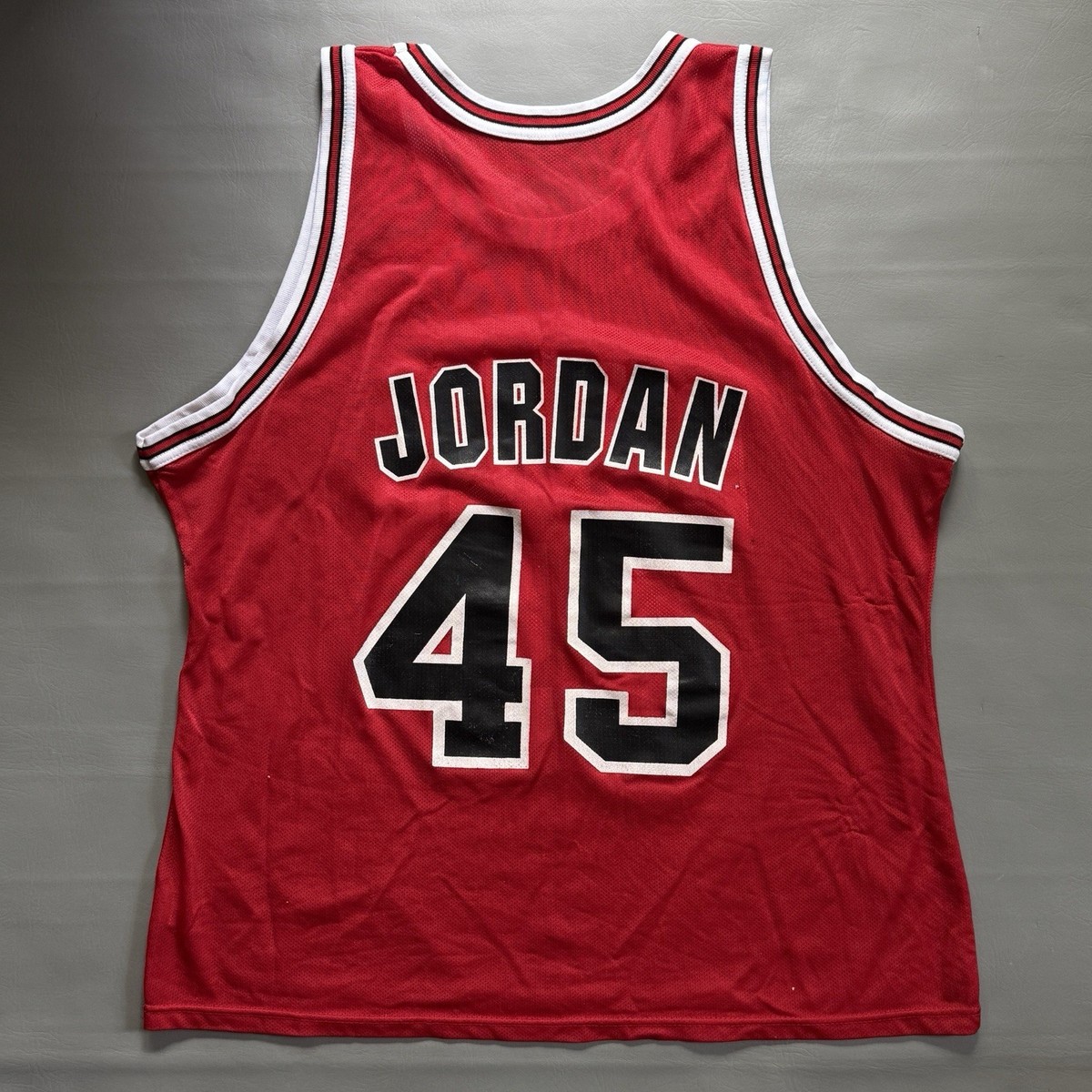 ウェア 90s NBA Champion Jersey Michael Jordan Vintage Mid 90s Champion Michael Jordan #45 Red Chicago Bulls NBA