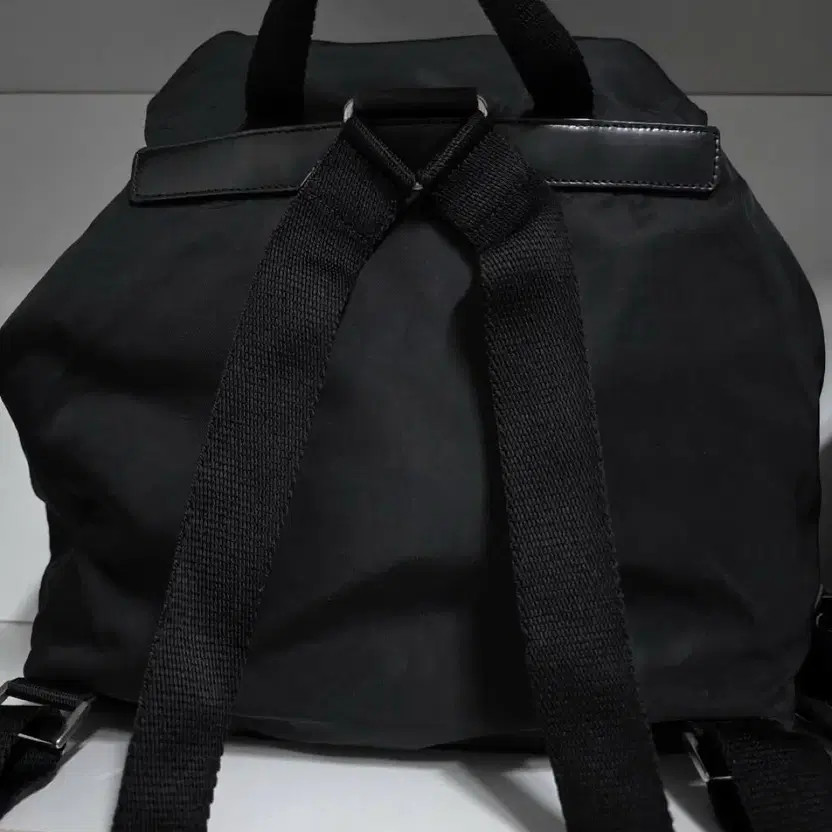 Prada Nylon Double Pocket Medium Backpack with Gu… - image 6