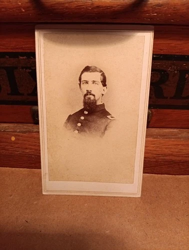 Original CDV Civil War Photo Union Officer J. M. Munn Cairo Illinois  Unknown