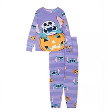 Disney Lilo  Stitch Girls Size 2 Pc Halloween Pj Set NWT