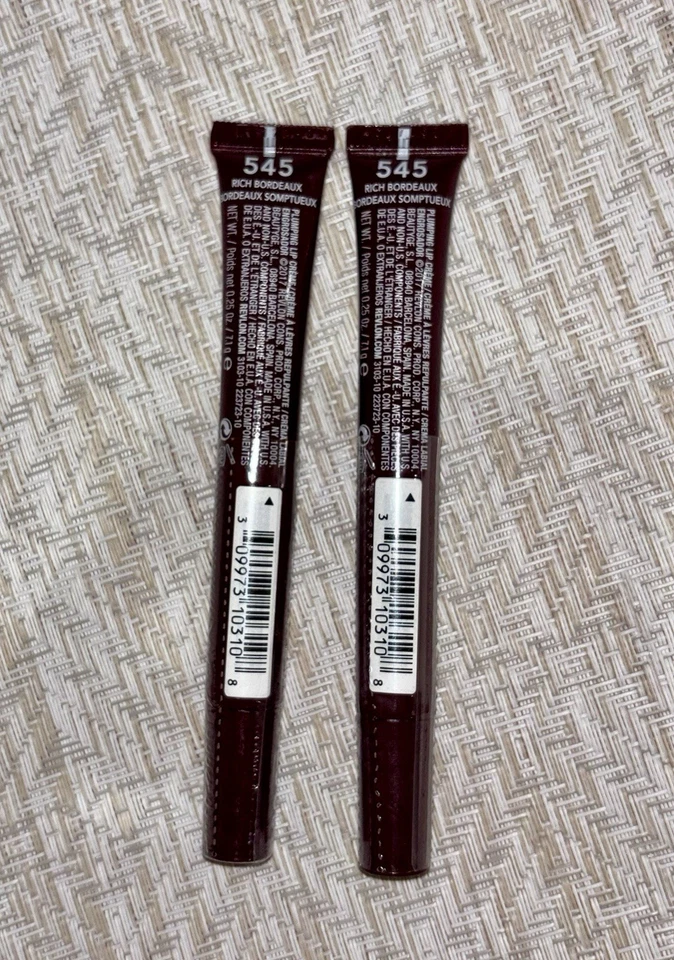 REVLON KISS PLUMPING LIP CREME 545 RICH BORDEAUX PACK OF 2 ****Discontinued**** - Image 2 of 2