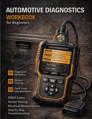Automotive Diagnostics Workbook Step by Step Fault Finding Training with OBD Cod