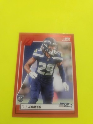 D.J JAMES 2024 PANINI  ZENITH RC RED NO HUDDLE  #122 SEAHAWKS CD