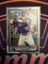 2024 Bowman - Chrome Prospects Aidan Smith #BCP-45 Mojo Refractor (RC) Mariners