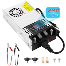 Regolabile DC 0-24V Alimentatore 25A 600W Trasformatore 230V AC a DC 0-12Volt Co