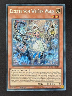 Elzette of the White Forest INFO-EN014 Secret Rare German NM YUGIOH