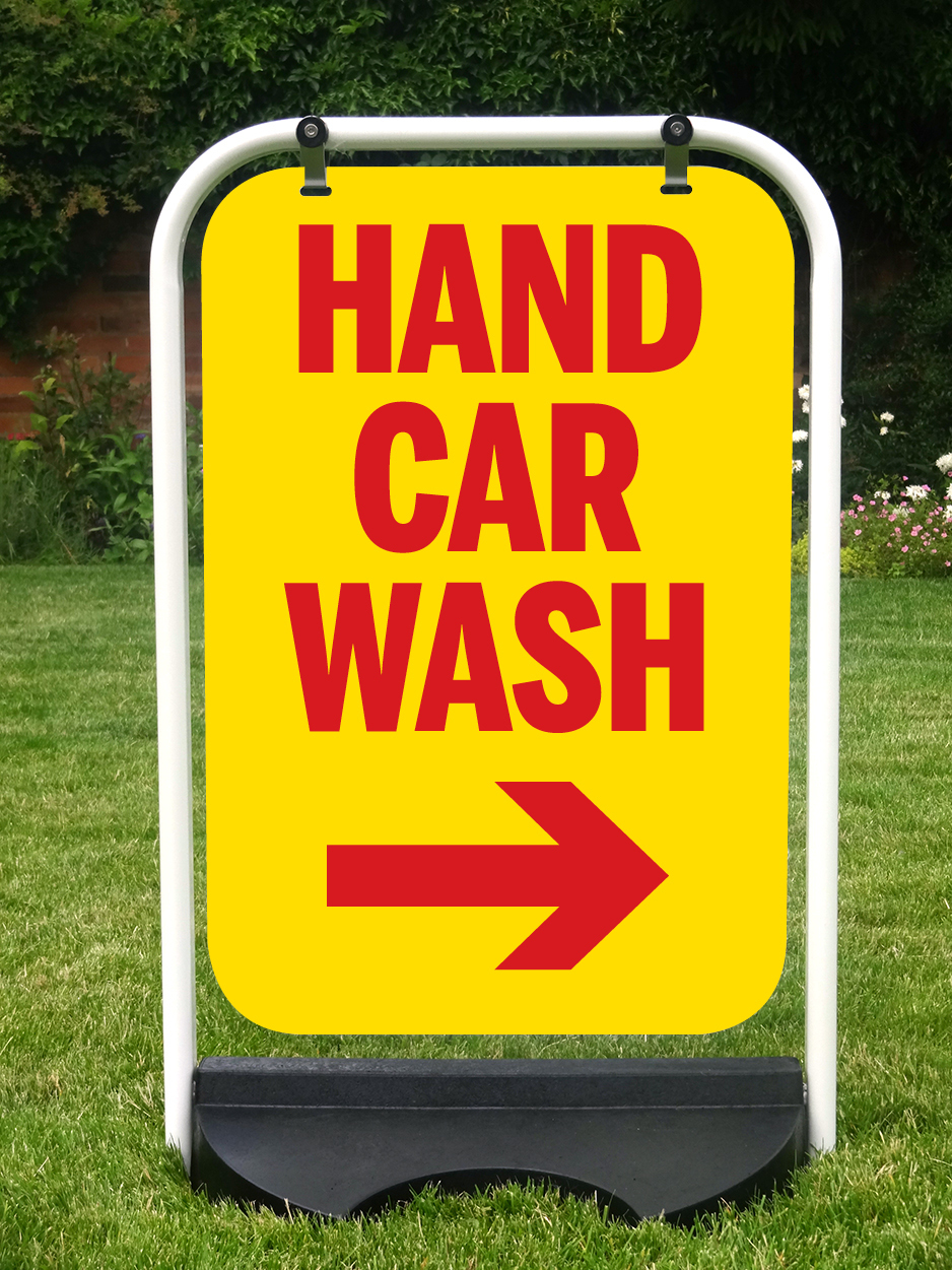 SWINGING PAVEMENT SIGN SHOP SIGN A BOARD OUTDOOR SIGN BOARD INCL. FREE