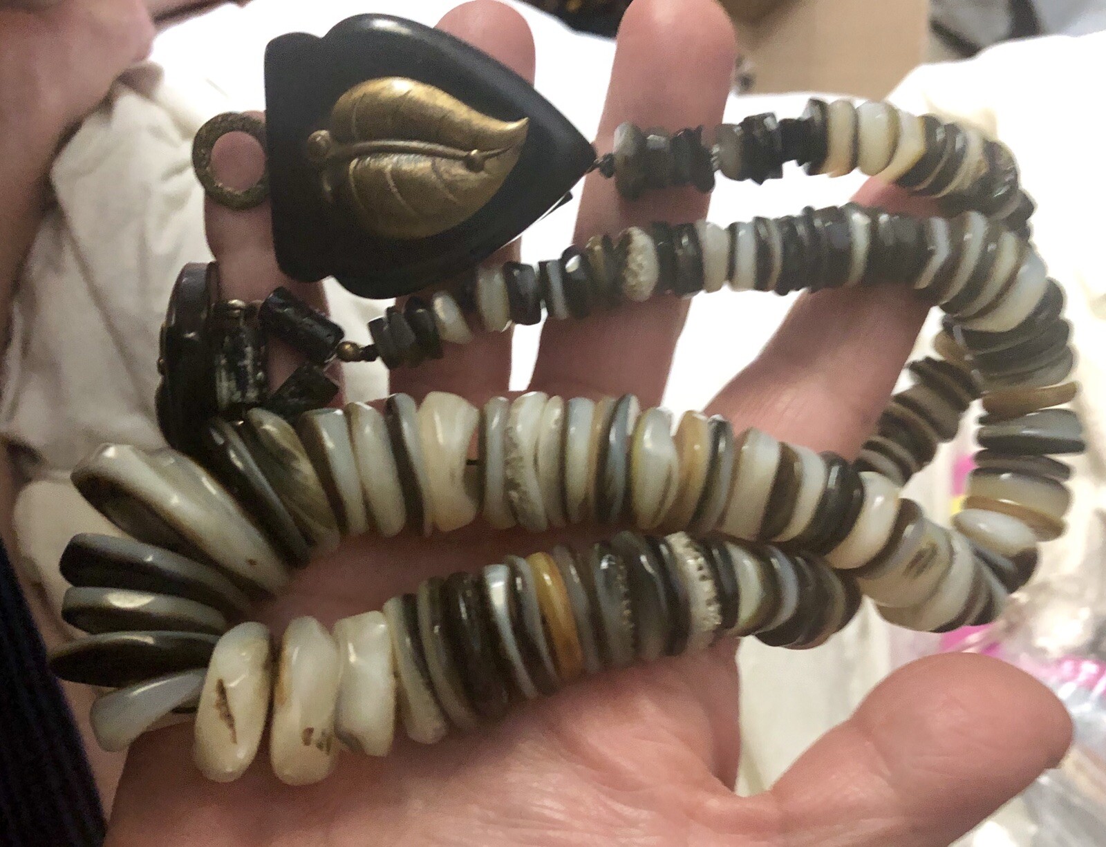 Massive Shell Statement Necklace Like Monies Qual… - image 1