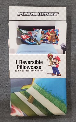 Nintendo Mario Kart  Super Race Reversible Pillowcase