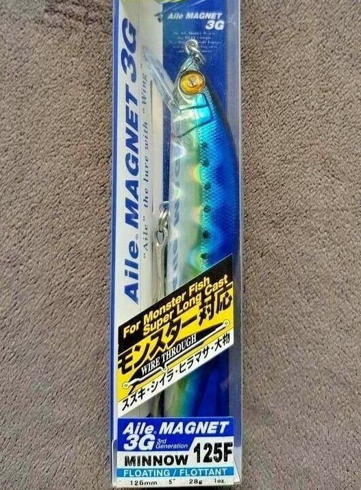 Lot De 3 Leurres Duel Aile Magnet 105F/18gr - Poissons Nageurs Flottants Pour Pêche En Mer (bar, Loup)