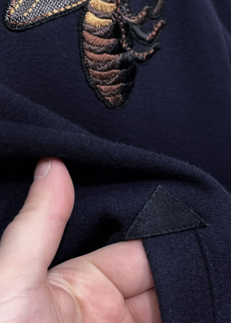 Gucci Navy Blue Bee Embroidered Wool Bomber Jacket | eBay Gucci Navy Blue Bee Embroidered Wool Bomber Jacket | eBay