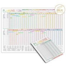 Urlaubsplaner 2026 A1 Mitarbeiterplaner Urlaubskalender Dienstplan Projektplaner