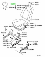 Headrest, Fr Seat For: Mitsubishi Lancer Evo 4 5 6 CN9A CP9A