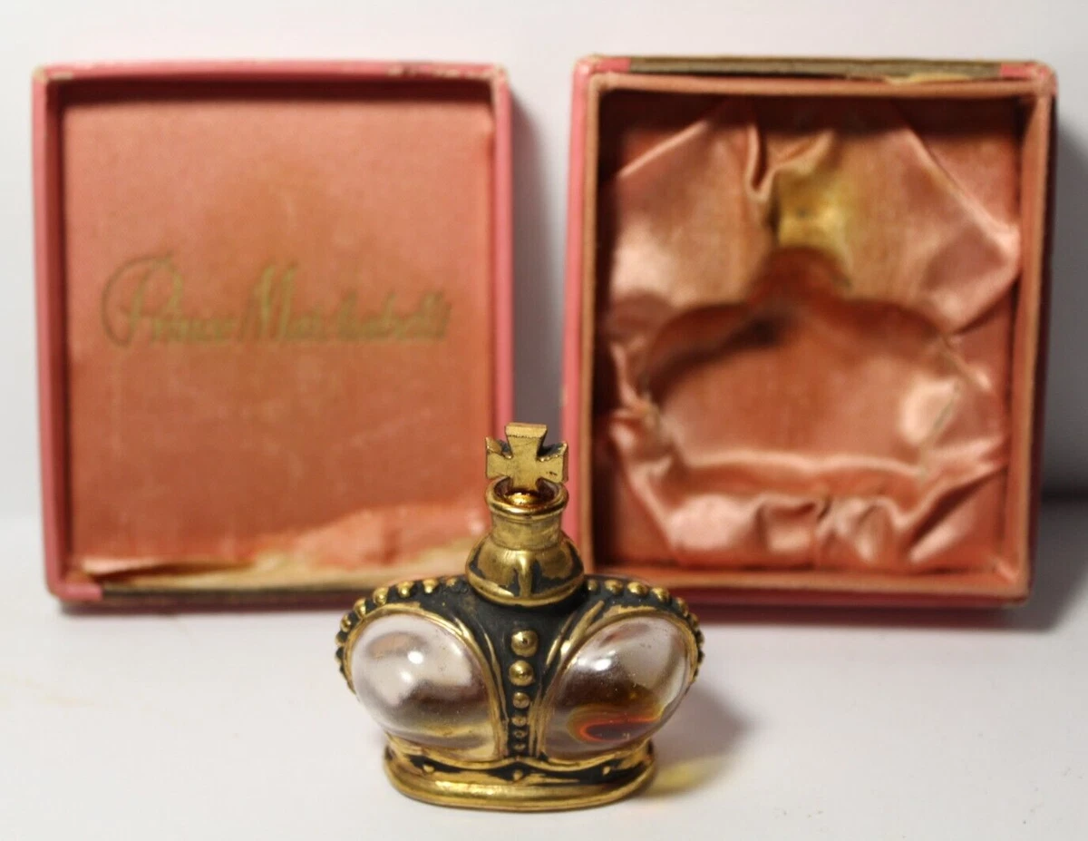 1940s Rare Old Vintage Stradivari Prince Matchabelli Perfume Crown