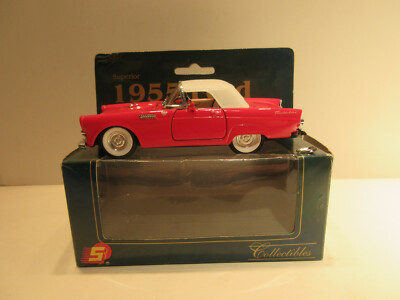 Superior Collectibles #SS5718W 1955 Ford Thunderbird 1:34 Scale