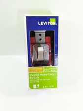 Leviton 15/20A Heavy Duty Lighted Switch 1221 professional