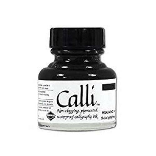 DALER ROWNEY Calli Calligraphy Ink 29.5ml Bottle - Jet Black India - Afbeelding 1 van 1