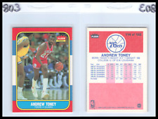 1986 Fleer basketball #114 Andrew Toney Philadelphia 76ers - EX/EXMT         803