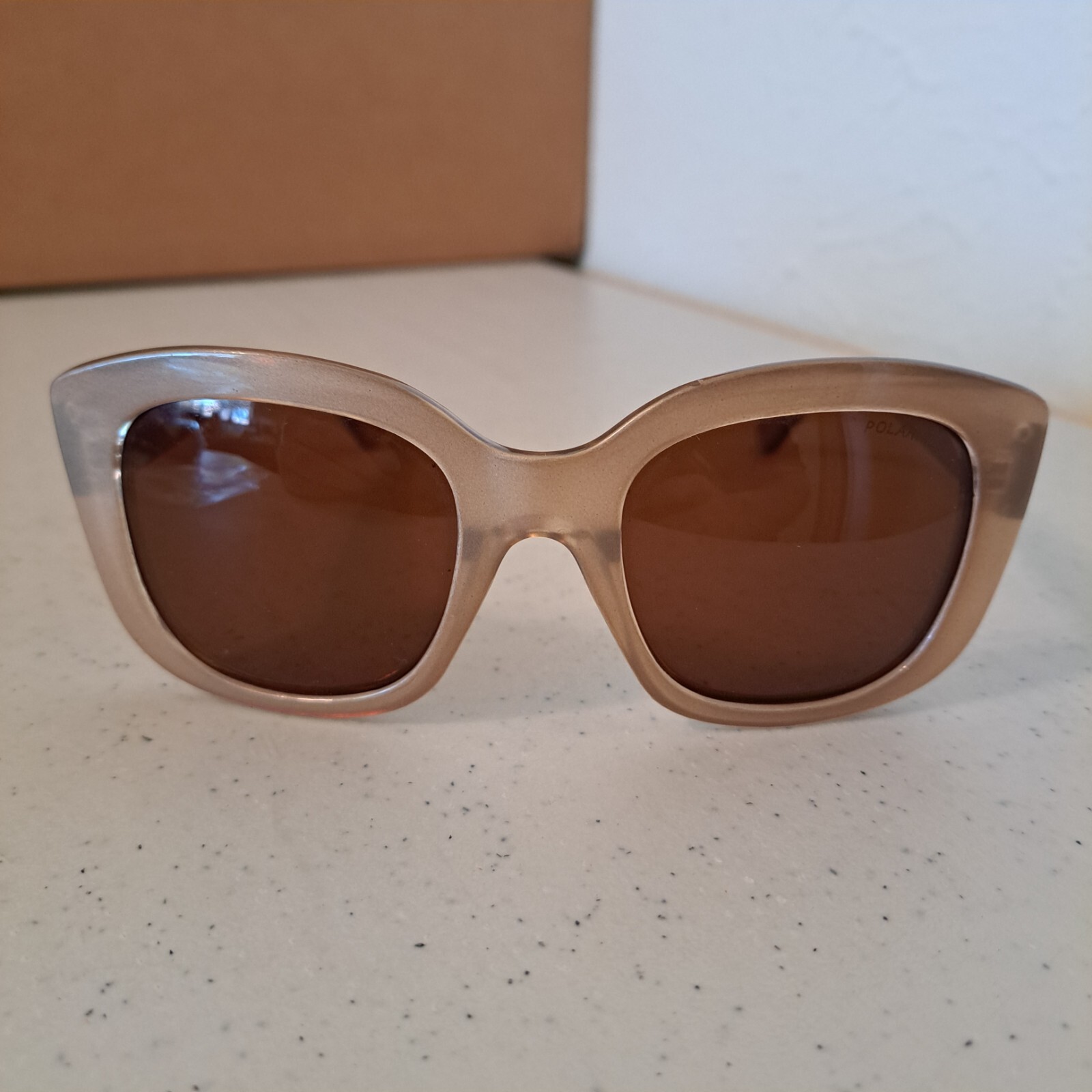 Performance Sunglasses Translucent Oversized Squa… - image 1