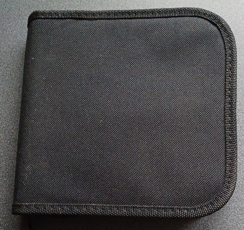 CD DVD Carry Case Pouch Disc Storage Holder Wallet Has 12 Sleeves for ...