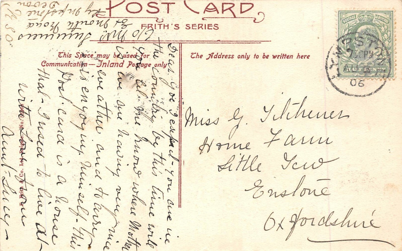 POSTCARD EXMOUTH A LA RONDE CIRCA 1906 eBay